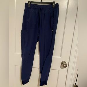 Navy blue scrub set. Large. Long.